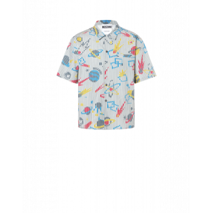 Moschino Planets Poplin Shirt Moschino Planets Poplin Shirt