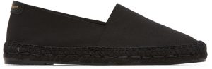 Saint Laurent Black Ottoman Espadrilles Saint Laurent Black Ottoman Espadrilles