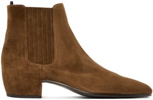 Saint Laurent Brown Suede Caleb Chelsea Boots Saint Laurent Brown Suede Caleb Chelsea Boots