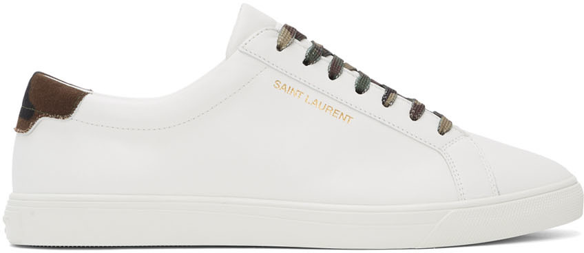 saint laurent andy sneaker camo