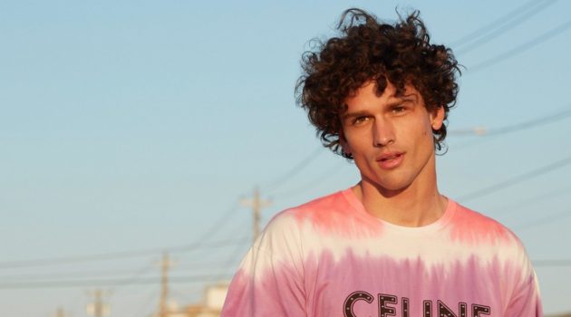 Simon Nessman Charms in Bright Summer Fashions for GQ Russia Simon Nessman Charms in Bright Summer Fashions for GQ Russia