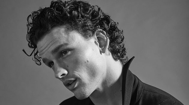 Simon Nessman Dons Chic Menswear for Issue Cover Shoot