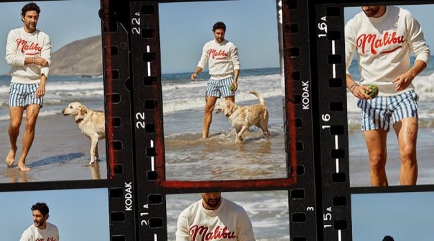 Noah Mills Inspires in Todd Snyder Beach Style Noah Mills Inspires in Todd Snyder Beach Style