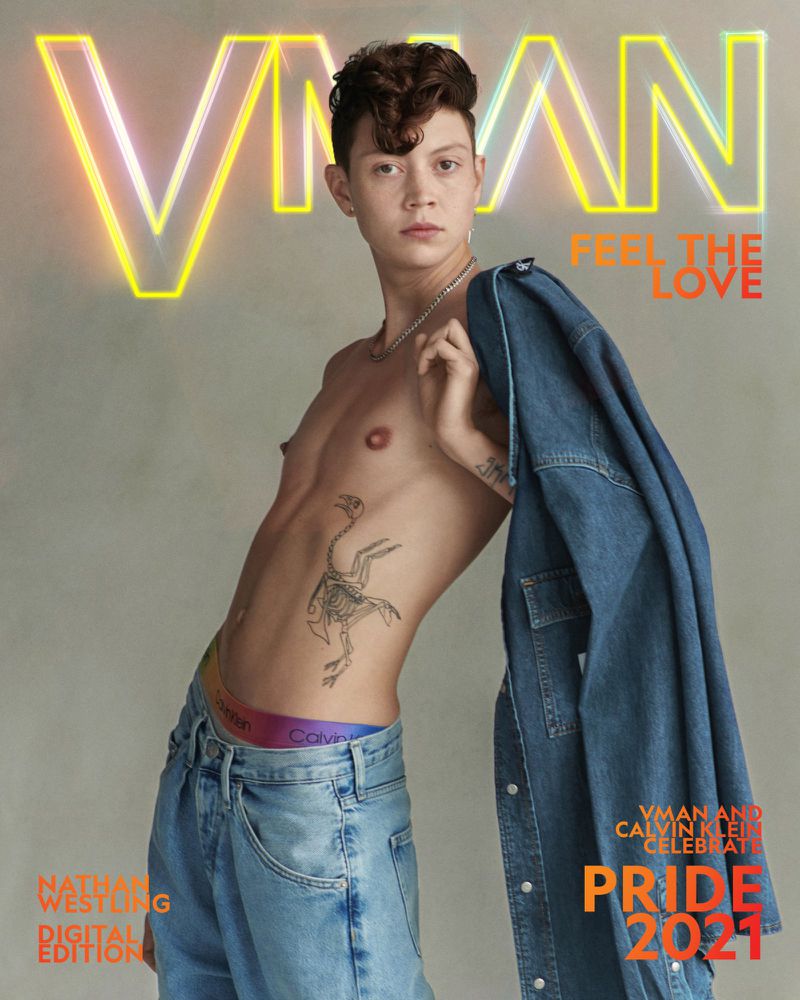 Nathan Westling covers VMAN's Pride 2021 issue. » Isaac Cole Powell, Charlie Knepper + More Cover VMAN in Calvin Klein for Pride Issue Nathan Westling covers VMAN's Pride 2021 issue.