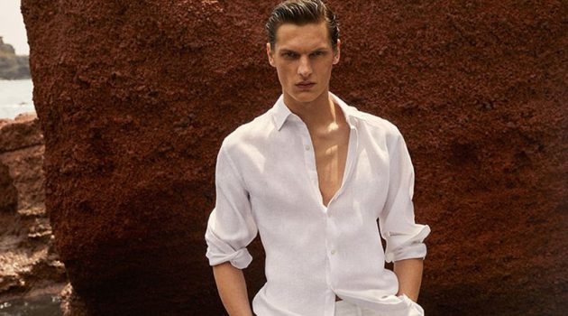 Valentin Caron Takes the 'Red Road' for Massimo Dutti Valentin Caron Takes the 'Red Road' for Massimo Dutti