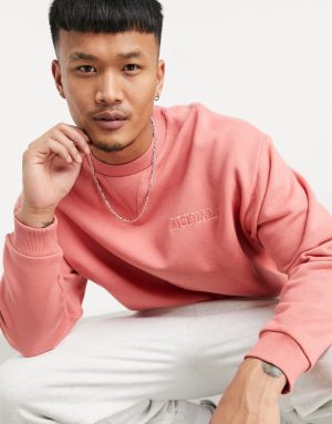 ASOS Actual oversized sweatshirt in pink ASOS Actual oversized sweatshirt in pink