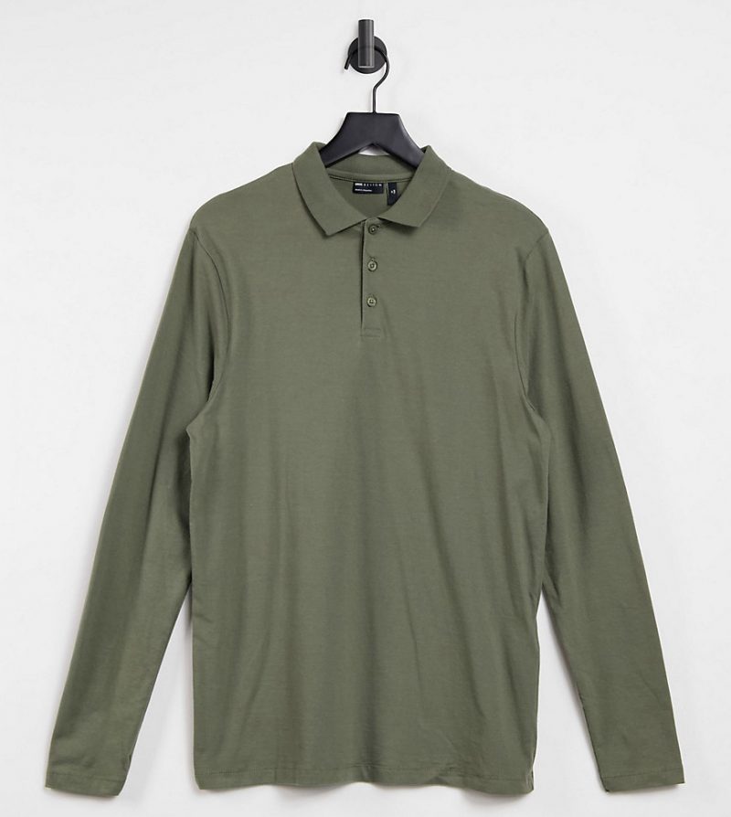 mens tall long sleeve polo
