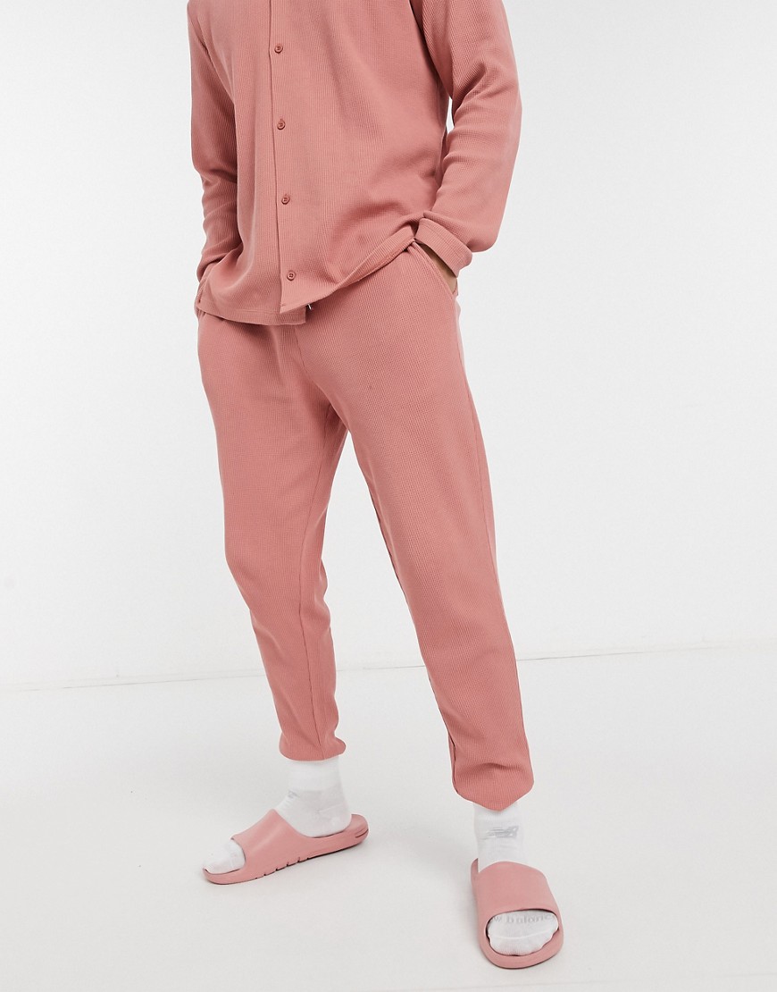 men's waffle sweatpants