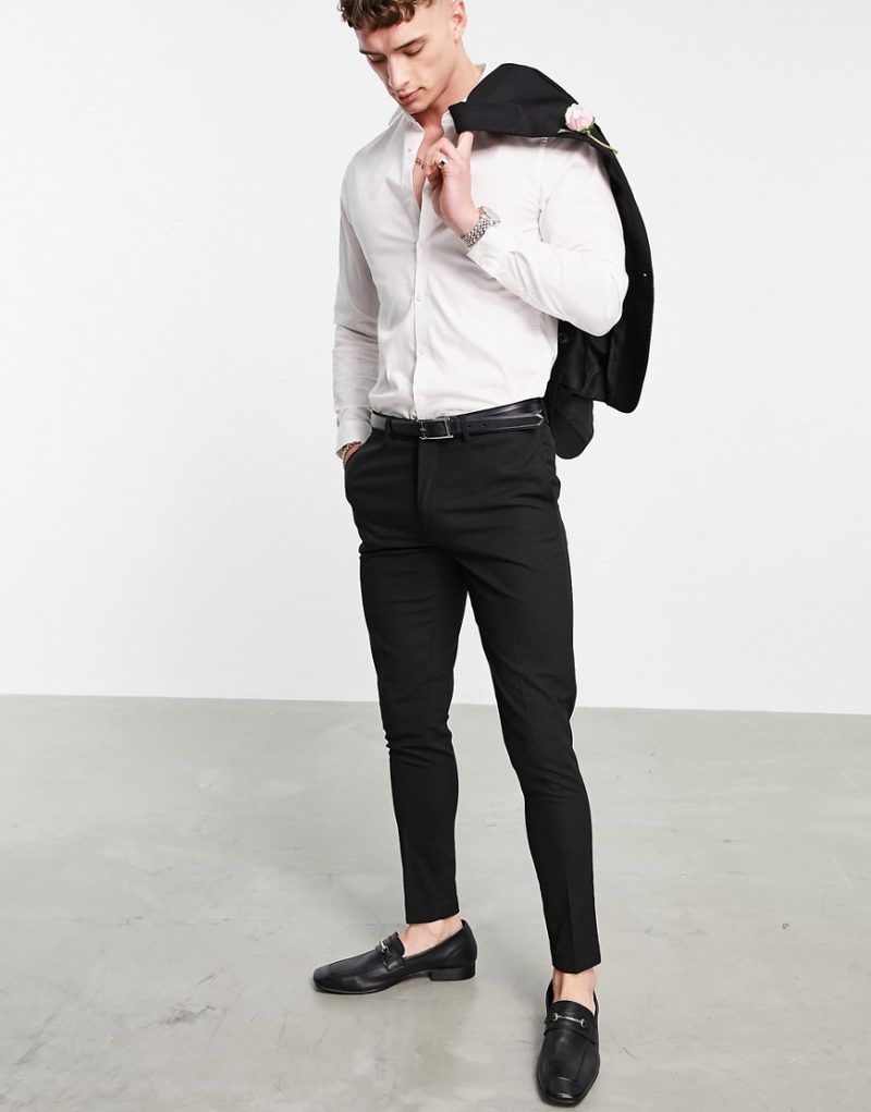 skinny suit pants