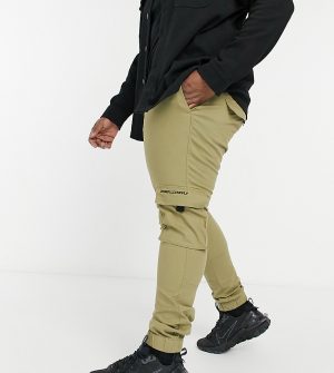 ASOS Unrvlld Spply Plus tapered cargo pants in stone-Neutral ASOS Unrvlld Spply Plus tapered cargo pants in stone-Neutral