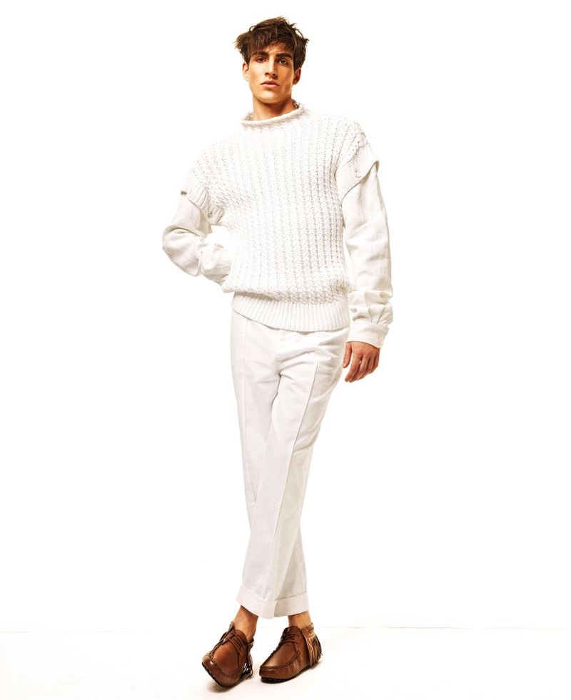 » Amerigo Valenti Peacocks in Designer Style for Gentleman Italia Amerigo Valenti 2021 Gentleman Italia Fashion Editorial 008