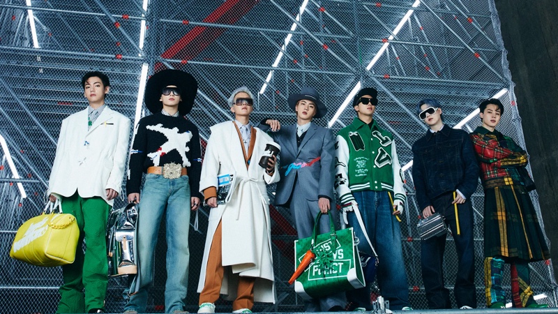 BTS Louis Vuitton Fall 2021 Men's Collection