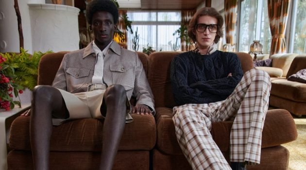 Andreas Ortner photographs Amadou and Xavier Buestel for Baldessarini's spring-summer 2022 campaign.