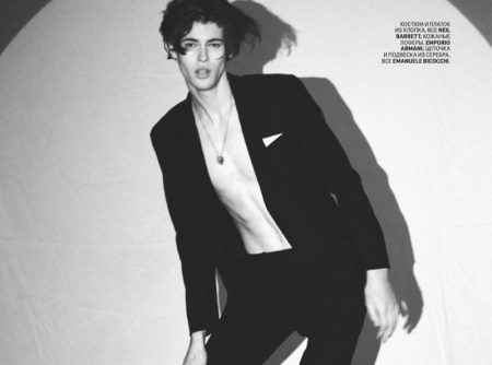 Bastien De Bels Stars in ‘Brilliant Nocturne’ for GQ Russia