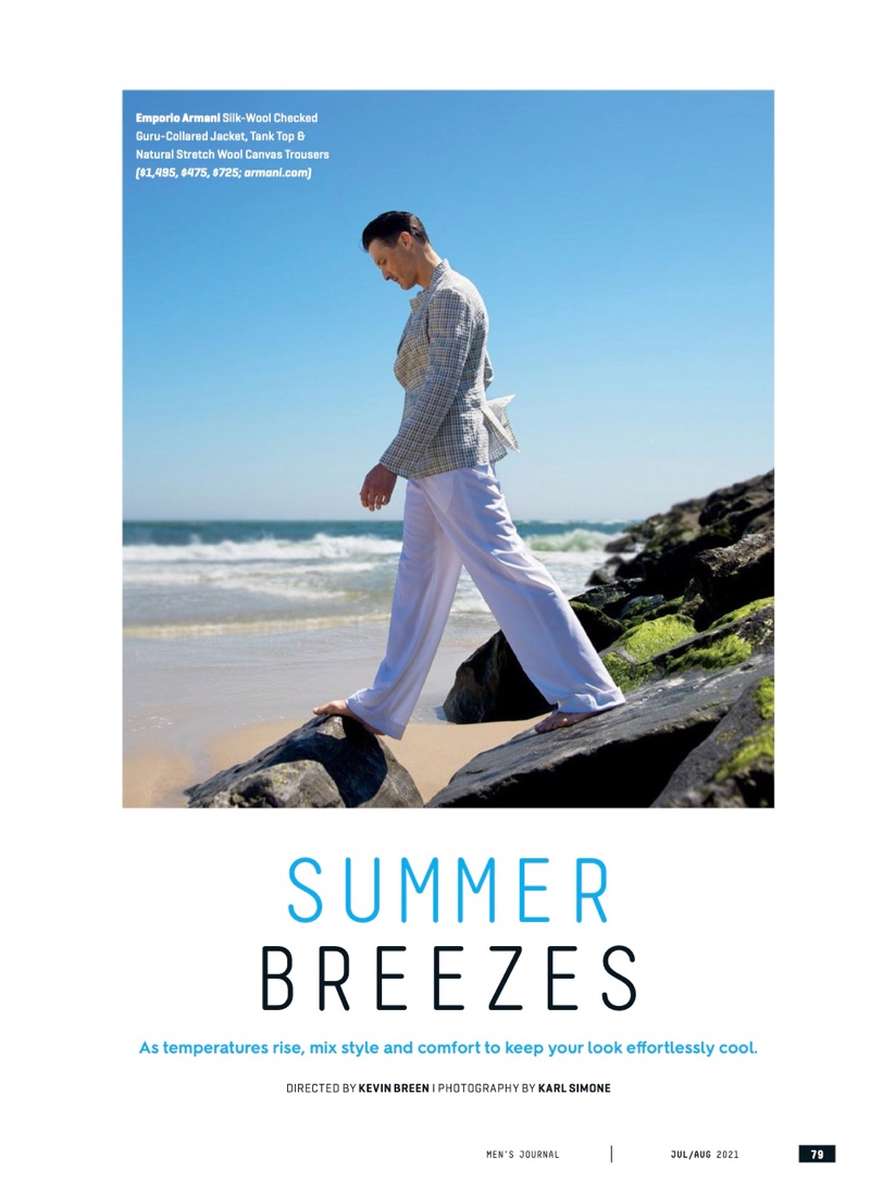 Ben Hill Enjoys 'Summer Breezes' with Men's Journal