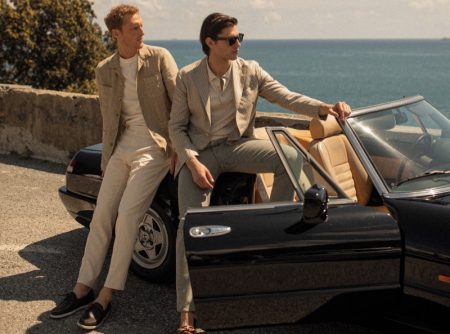 Boglioli enlists models Gordon Bothe and Marco Castelli as the stars of its summer 2021 campaign.