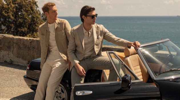 Gordon & Marco Take to Villa Araba for Boglioli Summer Campaign Boglioli enlists models Gordon Bothe and Marco Castelli as the stars of its summer 2021 campaign.