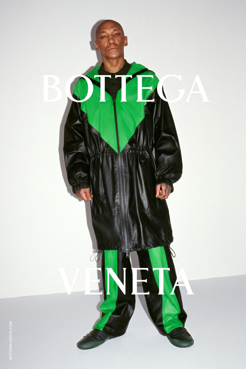 Tricky fronts Bottega Veneta's pre-fall 2021 Wardrobe men's 02 campaign.