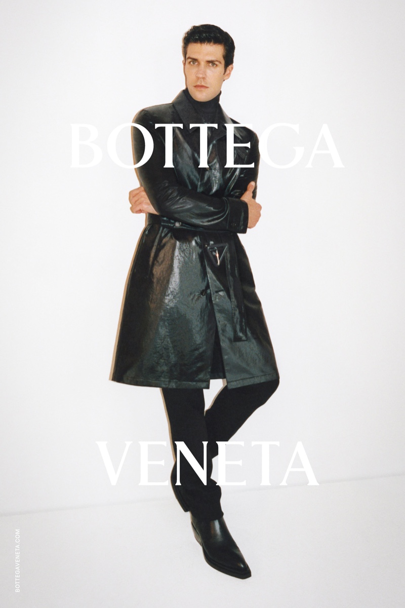 Dancer Roberto Bolle appears in Bottega Veneta's pre-fall 2021 Wardrobe 02 men's campaign.