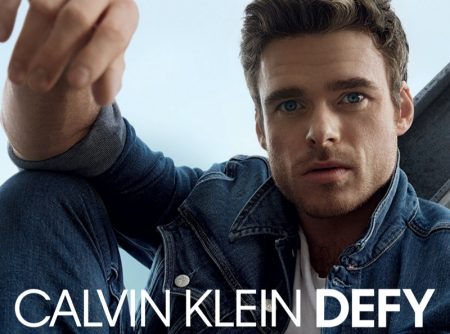 Richard Madden stars in the new Calvin Klein Defy fragrance campaign.
