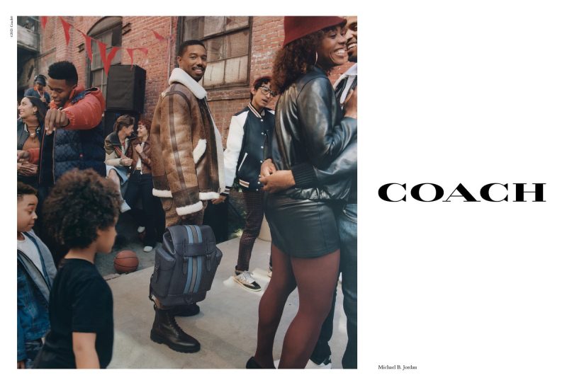Michael B. Jordan takes up the spotlight as the face of Coach's fall 2021 campaign.