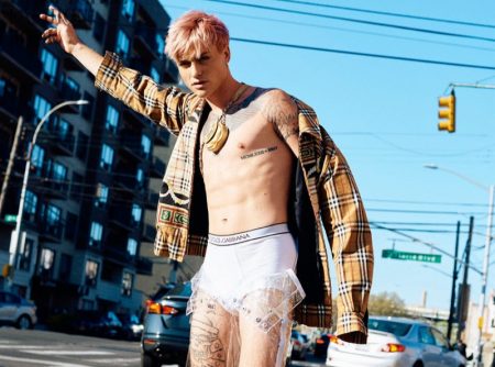Dakota Griffin Stands Out in Bold Looks for L’Officiel Fashion Book