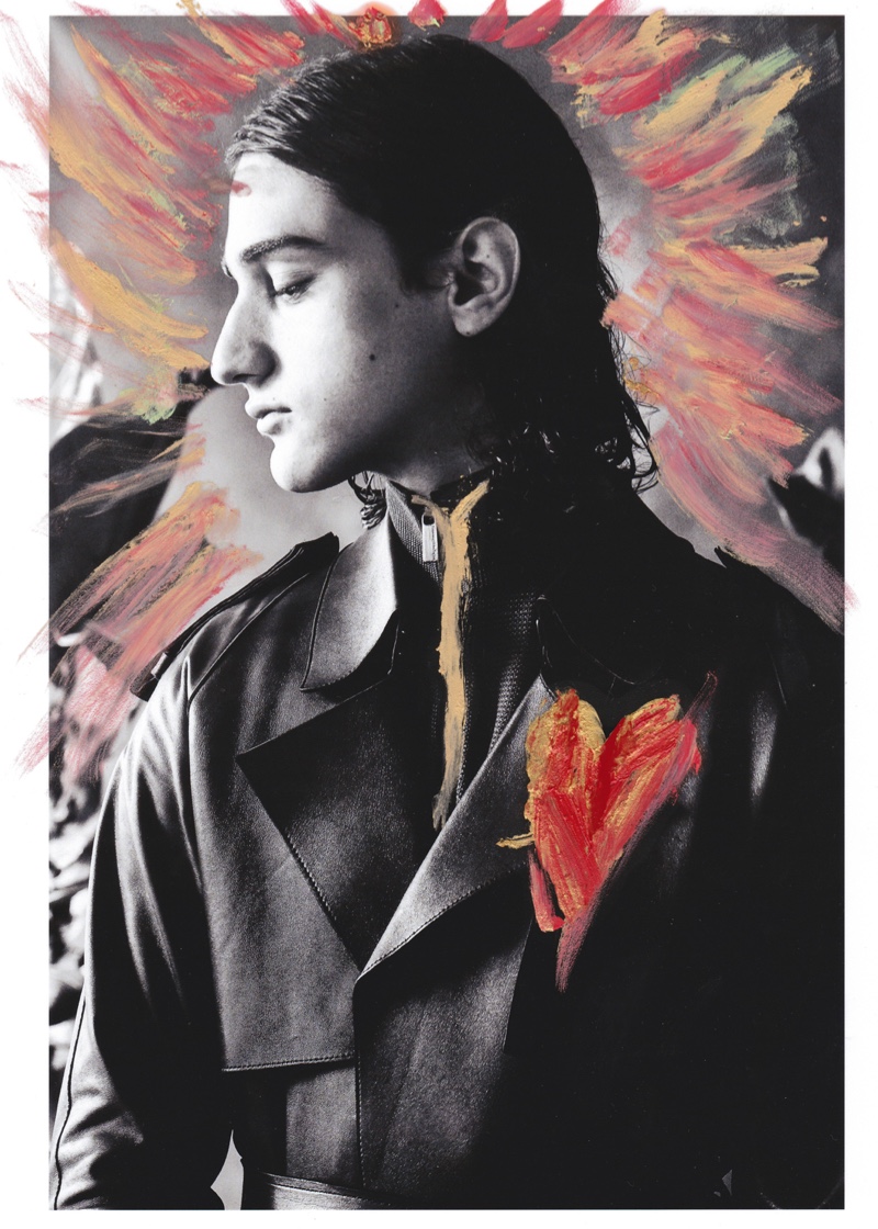 Miguel wears top Paul Smith and jacket Frank Debourge. » Joseph & Miguel in 'End & Begin' Miguel wears top Paul Smith and jacket Frank Debourge.