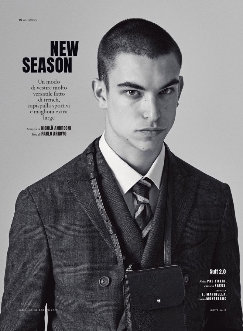 » Jun, Lucas & Simone Broach the New Season with GQ Italia GQ Italia 2021 New Season Editorial 002