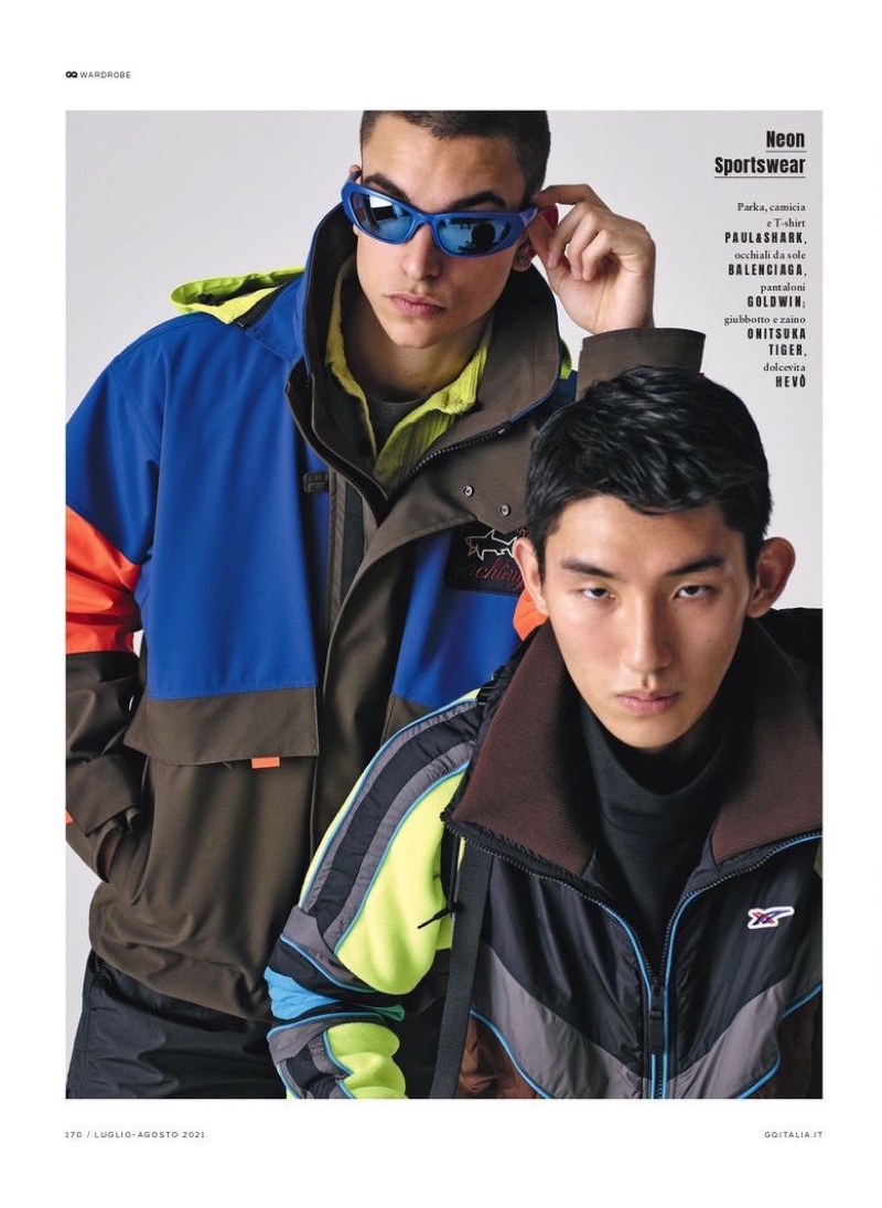 » Jun, Lucas & Simone Broach the New Season with GQ Italia GQ Italia 2021 New Season Editorial 005