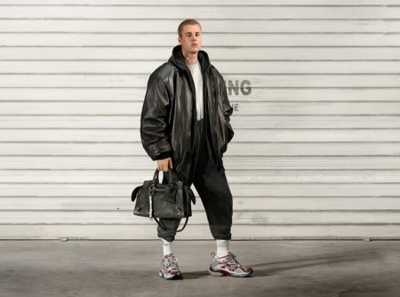 Justin Bieber fronts a new advertising campaign for fashion house Balenciaga.