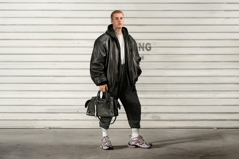 Justin Bieber fronts a new advertising campaign for fashion house Balenciaga.