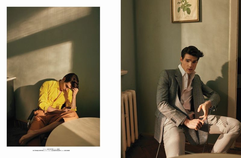 » Maks Behr Spends a 'Sultry Afternoon' with L'Officiel Hommes Ukraine Maks Behr 2021 LOfficiel Hommes Ukraine Fashion Editorial 004