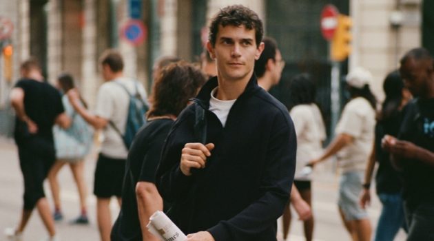 Vincent Lacrocq Goes Casual in Mango Man Leisure Collection Vincent Lacrocq Goes Casual in Mango Man Leisure Collection