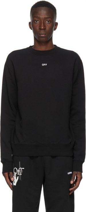 Off-White Black Stencil Sweatshirt Off-White Black Stencil Sweatshirt