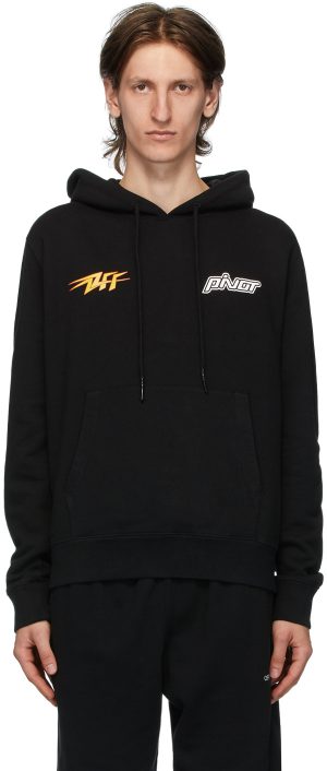 Off-White Black Thunder Hoodie Off-White Black Thunder Hoodie