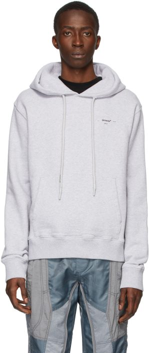 Off-White Grey Arrows Hoodie Off-White Grey Arrows Hoodie