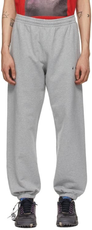 Off-White Grey Raw Arrow Lounge Pants Off-White Grey Raw Arrow Lounge Pants