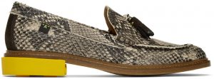 Off-White Off-White Python Tassel Loafers Off-White Off-White Python Tassel Loafers