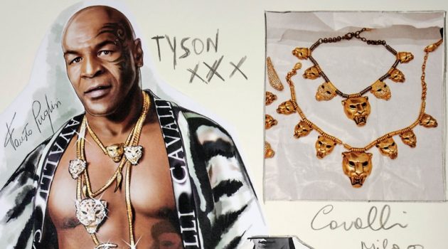 Roberto Cavalli Unveils Mike Tyson-themed Spring Collection Roberto Cavalli Unveils Mike Tyson-themed Spring Collection