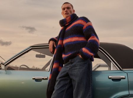 William & Roman Don Kenzo Knits for Stylebop Campaign