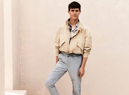 A smart vision, Vincent Lacrocq inspires in a summer look from Reserved.
