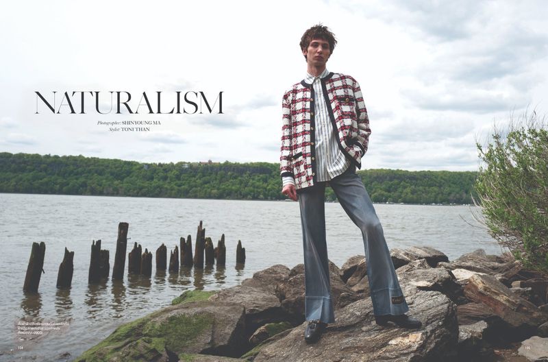 Willow Barrett Answers the Call of Nature for L'Officiel Hommes Thailand