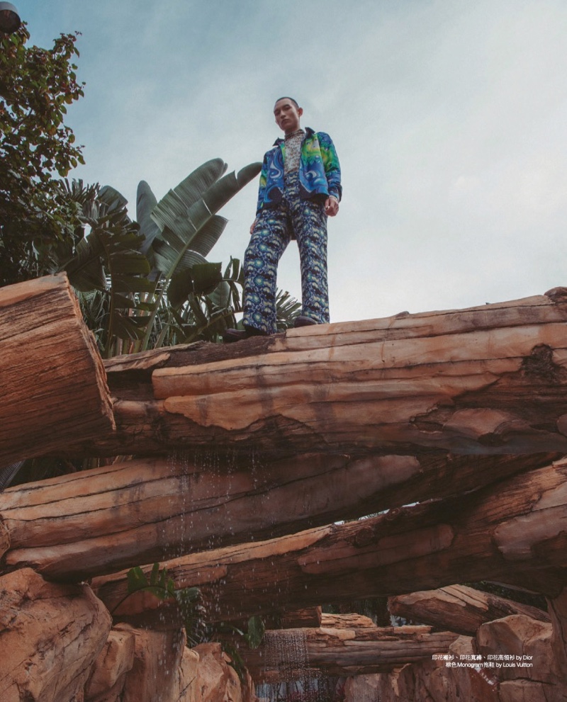 » Zhang Wenhui Tackles Summer Fun with Men's Uno Taiwan Zhang Wenhui 2021 Mens Uno Taiwan Fashion Editorial 007