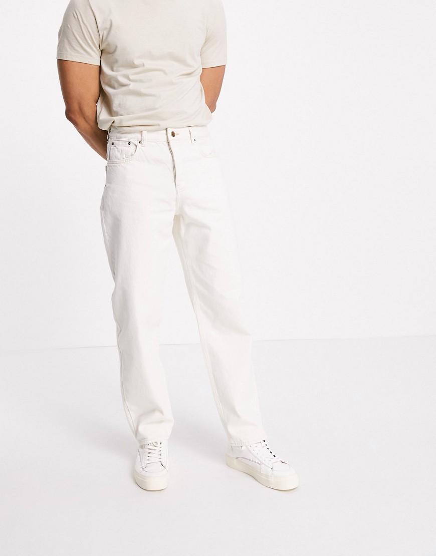 ecru baggy jeans