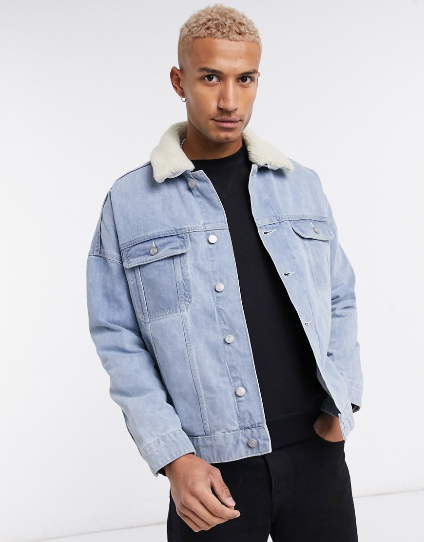 asos oversized denim jacket