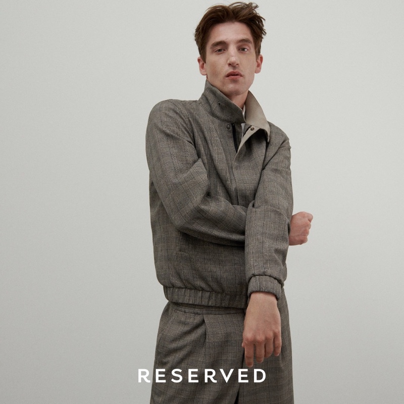 Making a case for the CO-ORD trend, Anatol Modzelewski wears Reserved.