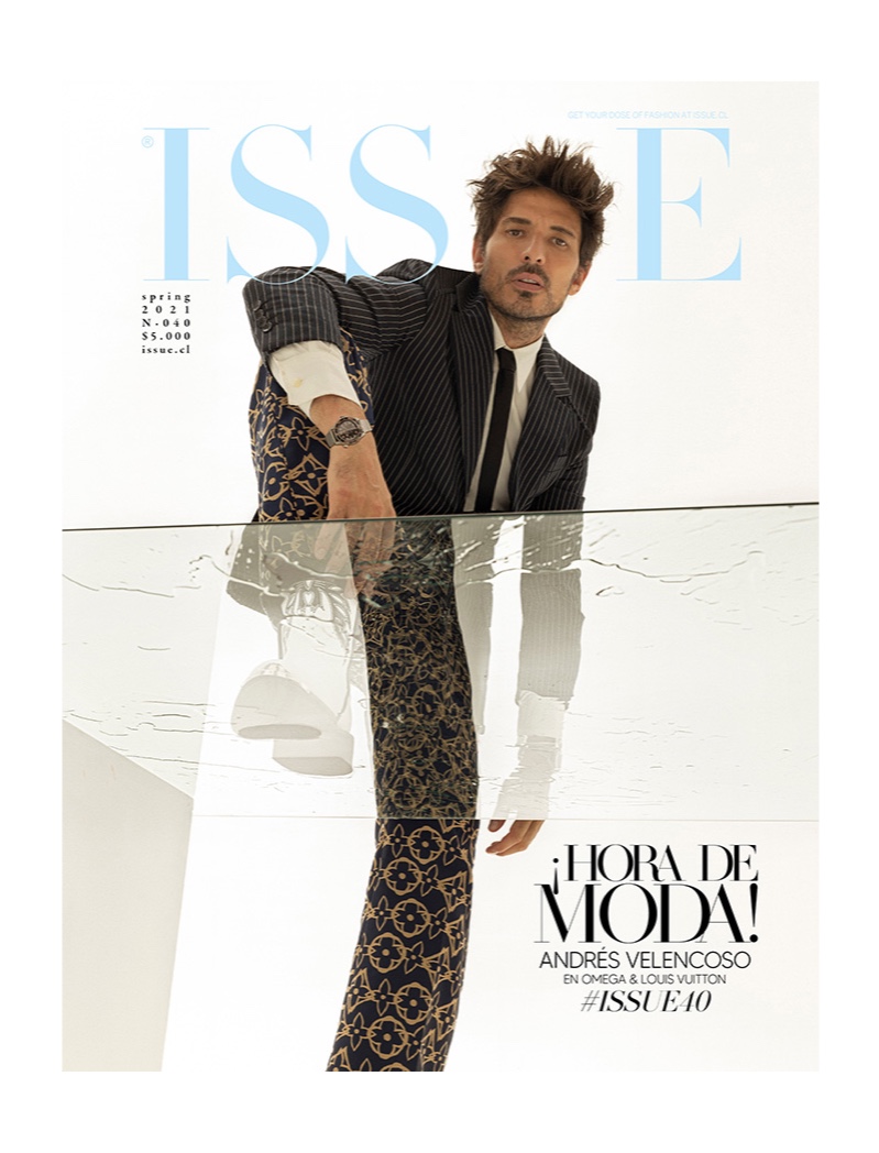 Andres Velencoso Rocks Bold Styles for Issue Cover Story