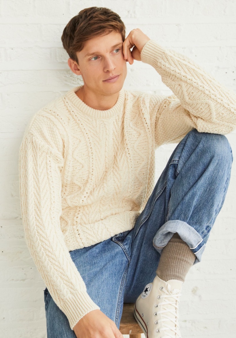 Irish Sweaters for Men: Discover Aran Knitwear