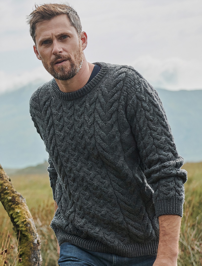 Aran Sweater Men