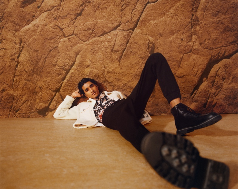 BOSS taps model Jeenu Mahadevan to front its fall-winter 2021 men's campaign.